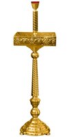 підсвічник пісок,квадратне карбування,№15