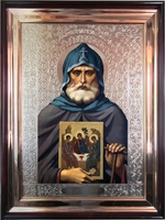 Икона храмовая Святой Александр Свирский