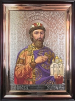 Икона храмовая Святой Благодатный князь Ярослав Мудрый