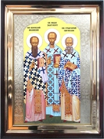 Икона храмовая Святые три Святителя