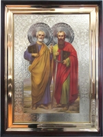 Икона храмовая Апостолы Петр и Павел
