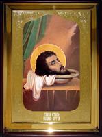 Икона Храмовая полуростовую Глава Иоанна Предтечи