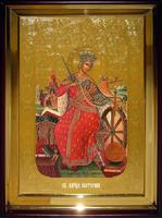 Икона Храмовая полуростовую Екатерина