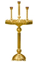 підсвічник 100свіч,3 лампади,прямий,№2