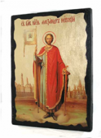 Икона Александр Невский под старину