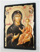 Икона Одигитрия Пресвятая Богородица под старину 002
