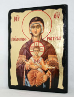 Икона Пресвятая Богородица под старину 003