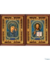 Венчальная пара икон - литография 2