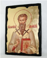 Икона Василий Великий под старину