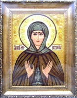 Янтарная икона Евгения