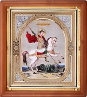 Икона Георгий Победоносец (26*23 см)