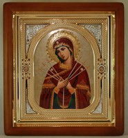 Икона Божьей Матери Семистрельная (26*23 см)
