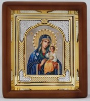 Икона Божьей Матери Неувядаемый цвет (19,5*16,5 см)