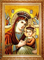 Янтарная икона Неустанной помощи (2)