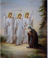 Печатная большая икона Александр Свирский