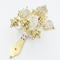 Трехсвечник пасхальный с иконой