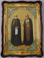 Сергий Радонежский и Серафим Саровский  икона